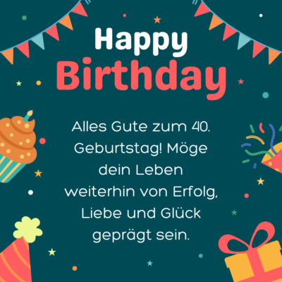 40. Geburtstag Ideen für eine unvergessliche Feier