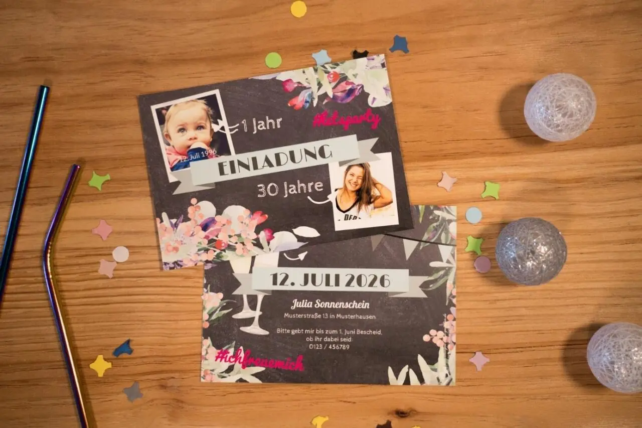 Der perfekte Zeitpunkt für Geburtstagseinladungen – und was wirklich hineingehört Einladungskarten - Kind und Mama