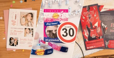 Geburtstagseinladungen